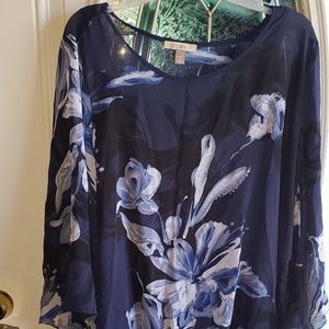 Beautiful 1x dress blouse